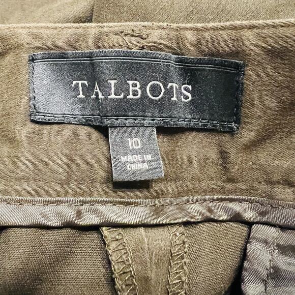 TALBOTS Women’s Signature Size 10 Pants Trousers Green (A0129) - Picture 5 of 7